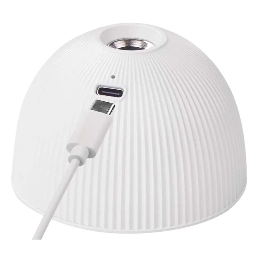 LED prigušiva punjiva stona lampa magnetna 4 u 1 LED/4,2W/3,7V 4000K 1200mAh bela