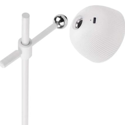 LED prigušiva punjiva stona lampa magnetna 4 u 1 LED/4,2W/3,7V 4000K 1200mAh bela