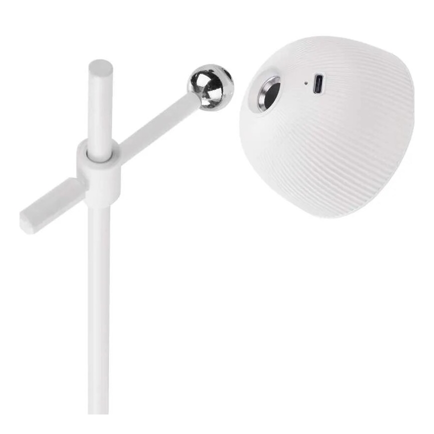 LED prigušiva punjiva stona lampa magnetna 4 u 1 LED/4,2W/3,7V 4000K 1200mAh bela