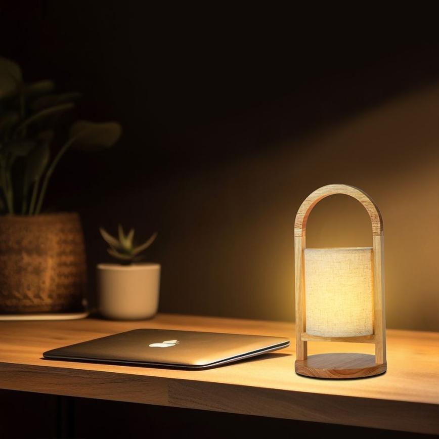 LED prigušiva punjiva stona lampa na dodir LED/1,5W/5V 3000K 1800 mAh bež