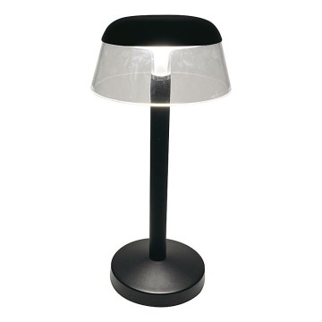 LED prigušiva punjiva stona lampa sa dodirnim upravljanjem LED/3W/5V 3000-6000K 1800 mAh crna