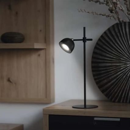 LED prigušiva punjiva stolna lampa magnetna 4u1 LED/4,2W/3,7V 4000K 1200mAh crna