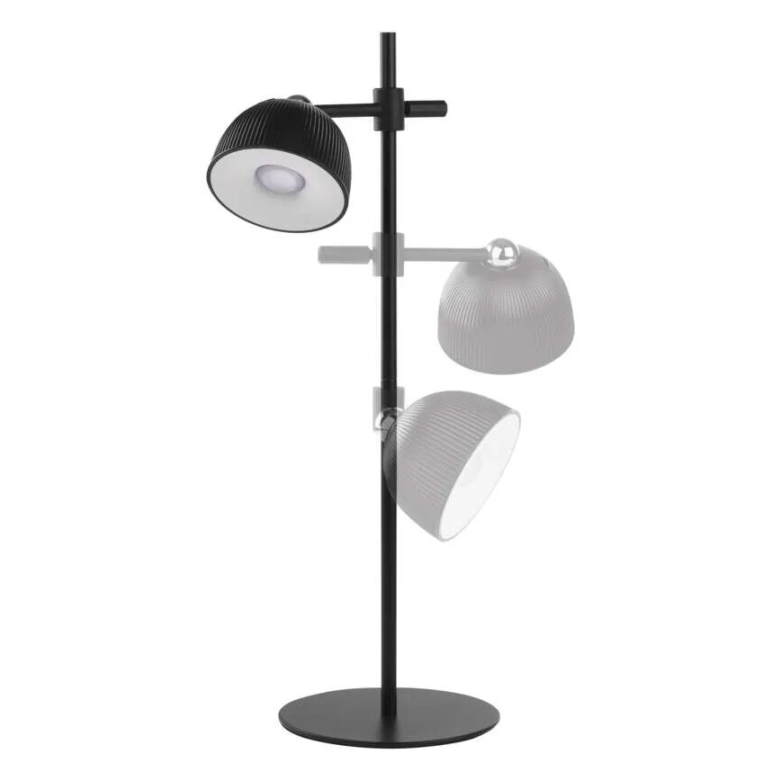 LED prigušiva punjiva stolna lampa magnetna 4u1 LED/4,2W/3,7V 4000K 1200mAh crna