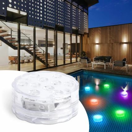 LED prigušiva rasveta za bazen LED/3xAAA IP68 + daljinski upravljač
