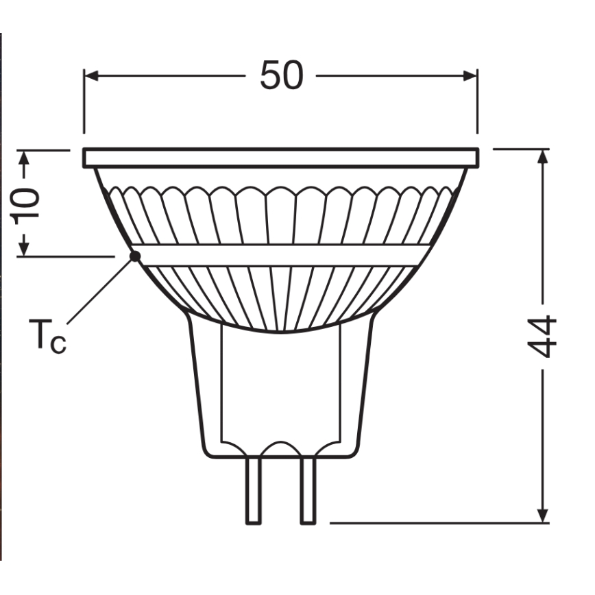 LED prigušiva reflektorska sijalica MR16 GU5,3/3,4W/12V 4000K 36° CRI 90 - Ledvance