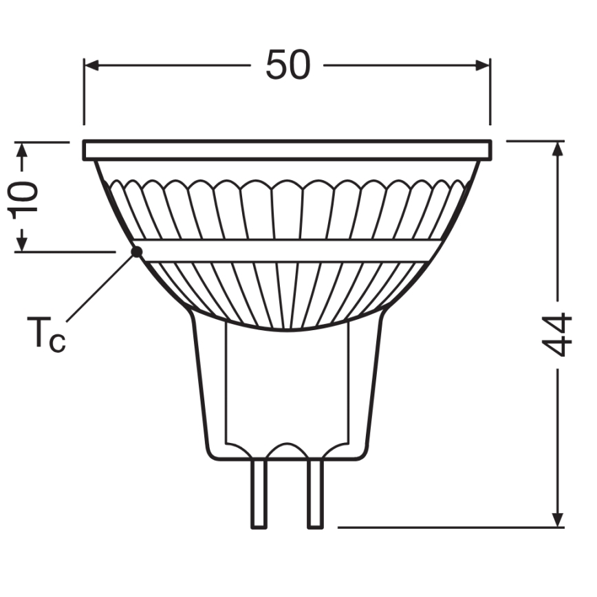 LED prigušiva reflektorska sijalica MR16 GU5,3/6,6W/12V 3000K 36° CRI 97 - Ledvance