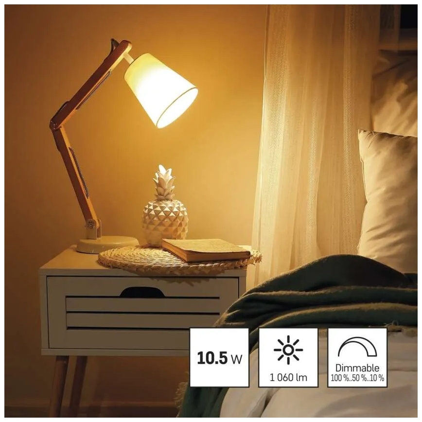 LED prigušiva sijalica A60 E27/10,5W/230V 2700K