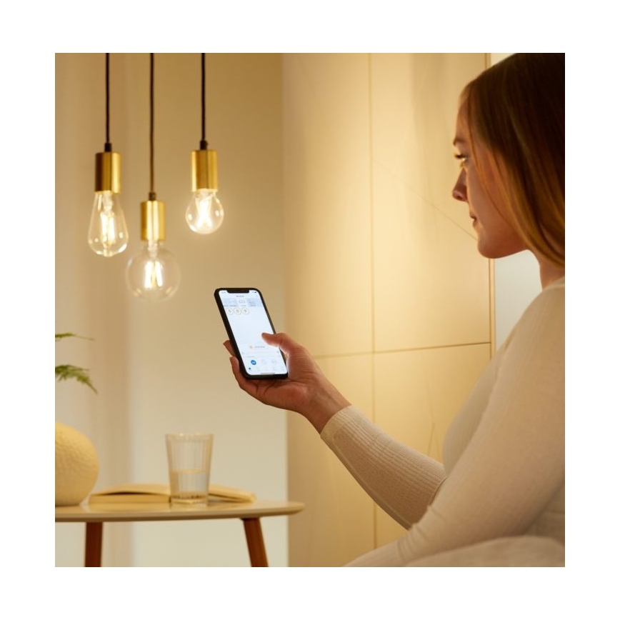 LED prigušiva sijalica FILAMENT A60 E27/6,7W/230V 2700-6500K CRI 90 Wi-Fi - WiZ