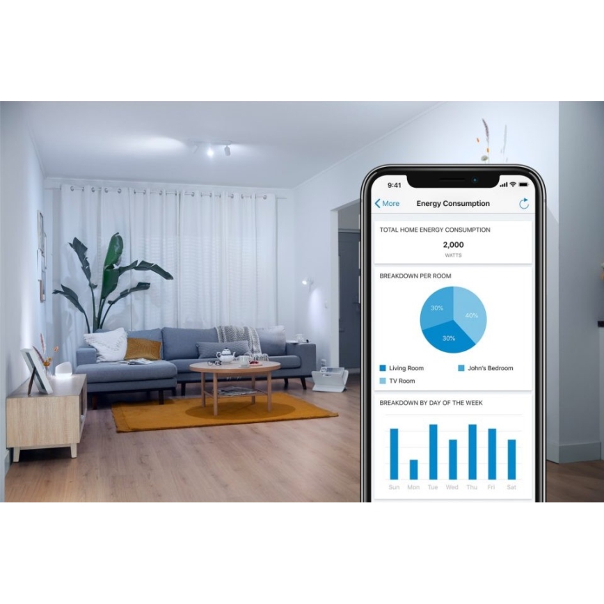 LED prigušiva sijalica FILAMENT A60 E27/6,7W/230V 2700-6500K CRI 90 Wi-Fi - WiZ
