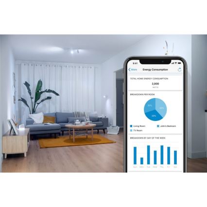 LED prigušiva sijalica C37 E14/4,9W/230V 2700-6500K CRI 90 Wi-Fi - WiZ