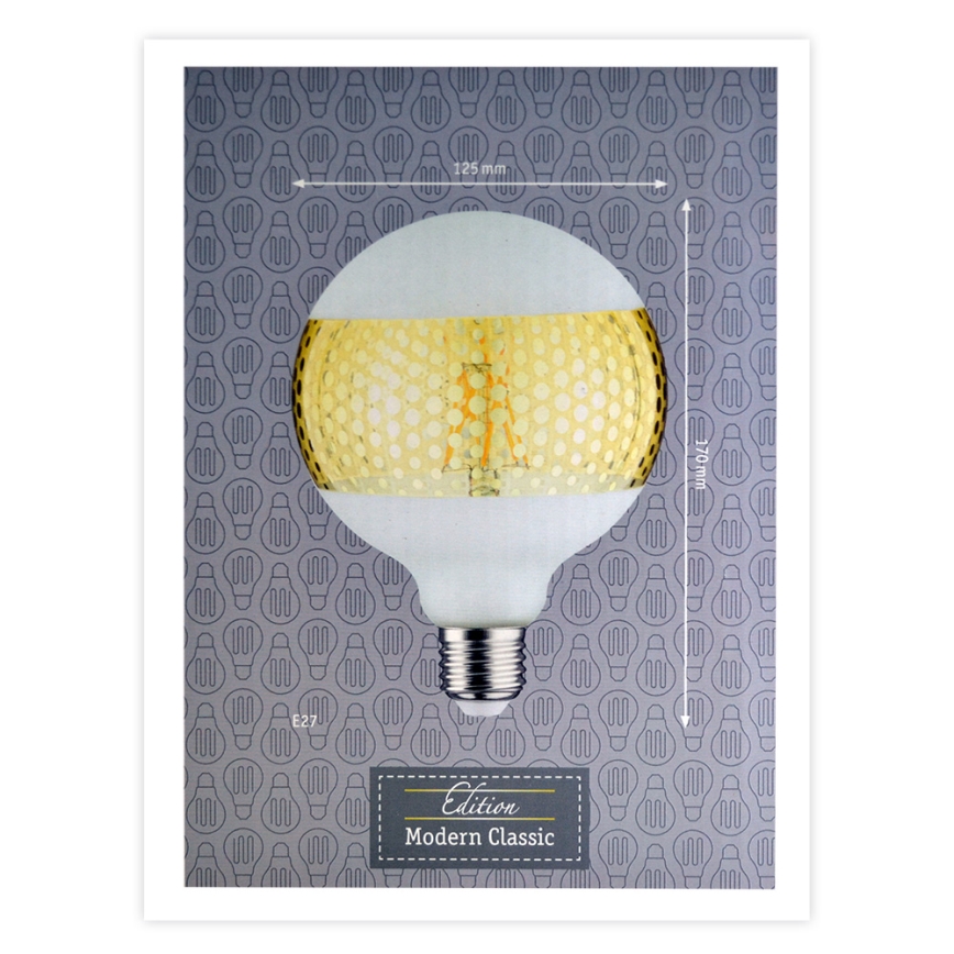 LED prigušiva sijalica CLASSIC G125 E27/4,5W/230V 2500K - Paulmann 28770