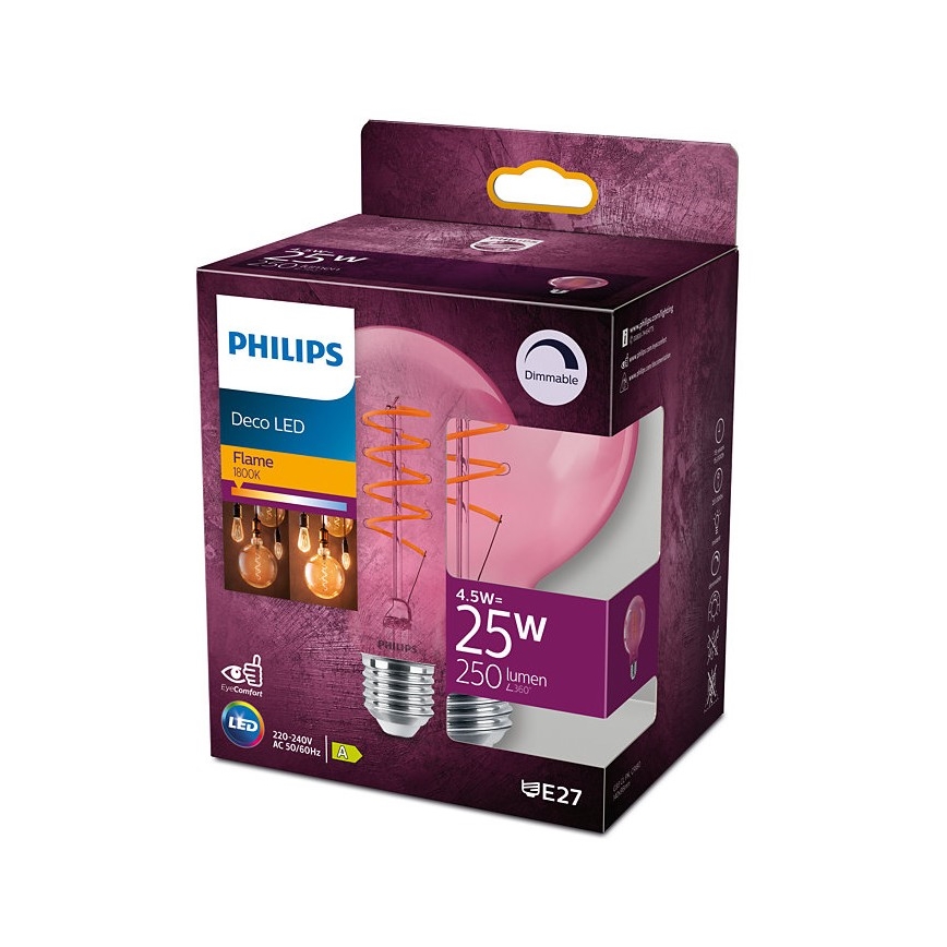 LED prigušiva sijalica DECO Philips G93 E27/4,5W/230V 1800K