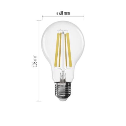 LED prigušiva sijalica FILAMENT A60 E27/11W/230V 2700K