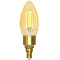 LED prigušiva sijalica FILAMENT C35 E14/4,5W/230V 2700-6500K Wi-Fi - Aigostar