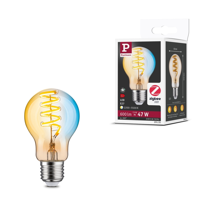 LED prigušiva sijalica FILAMENT E27/7,5W/230V 2200-5500K - Paulmann 29155