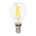 LED prigušiva sijalica FILAMENT G45 E14/4W/230V 6500K - Aigostar