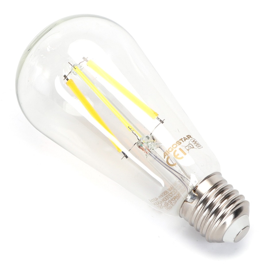 LED prigušiva sijalica FILAMENT ST64 E27/6W/230V 2700-6500K Wi-Fi - Aigostar