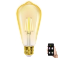 LED prigušiva sijalica FILAMENT ST64 E27/6W/230V 2700-6500K Wi-Fi - Aigostar