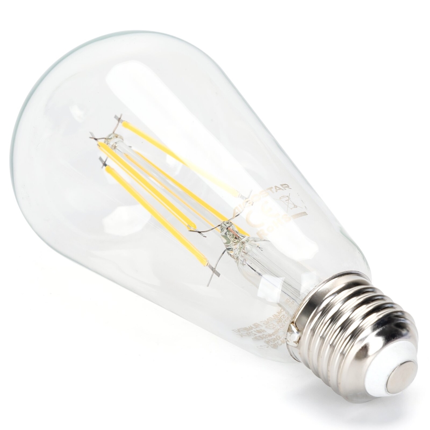 LED prigušiva sijalica FILAMENT ST64 E27/6W/230V 2700K - Aigostar