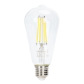 LED prigušiva sijalica FILAMENT ST64 E27/6W/230V 6500K - Aigostar