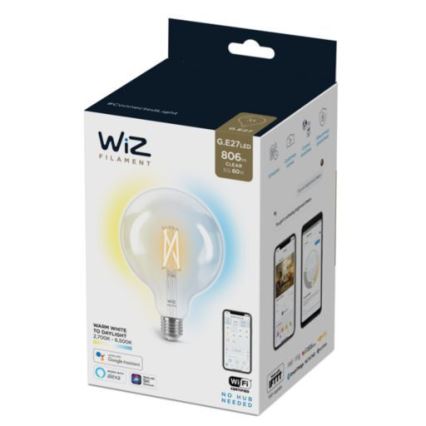LED prigušiva sijalica FILAMENT G125 E27/7W/230V 2700-6500K CRI 90 Wi-Fi - WiZ