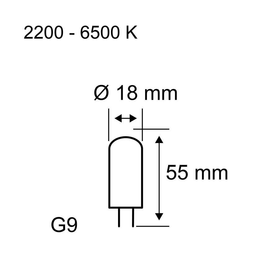 LED prigušiva sijalica G9/4W/230V 2200-6500K - Paulmann 28820