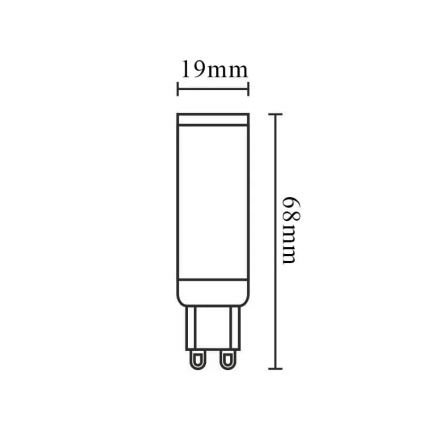LED prigušiva sijalica G9/6W/230V 4000K