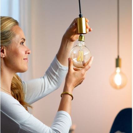 LED prigušiva sijalica FILAMENT G95 E27/6,7W/230V 2700-6500K CRI 90 Wi-Fi - WiZ
