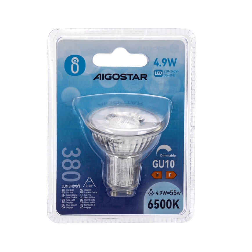 LED prigušiva sijalica GU10/4,9W/230V 6500K - Aigostar