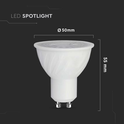 LED prigušiva sijalica GU10/6W/230V 6500K 38°