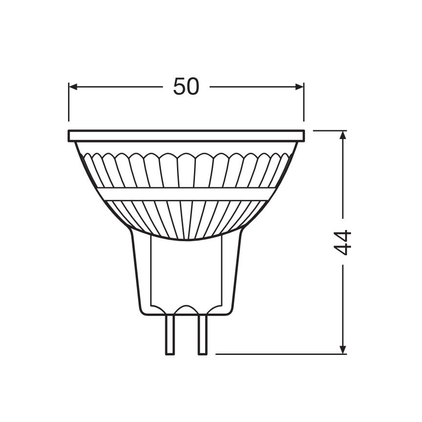 LED prigušiva sijalica GU5,3/3,4W/230V 2700K CRI 90 - Osram