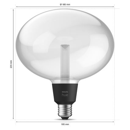 LED prigušiva sijalica Philips Hue White And Color Ambiance E27/6,5W/230V 2000-6500K