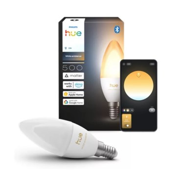 LED prigušiva sijalica Philips Hue White Ambiance B39 E14/3,7W/230V 1000-20000K