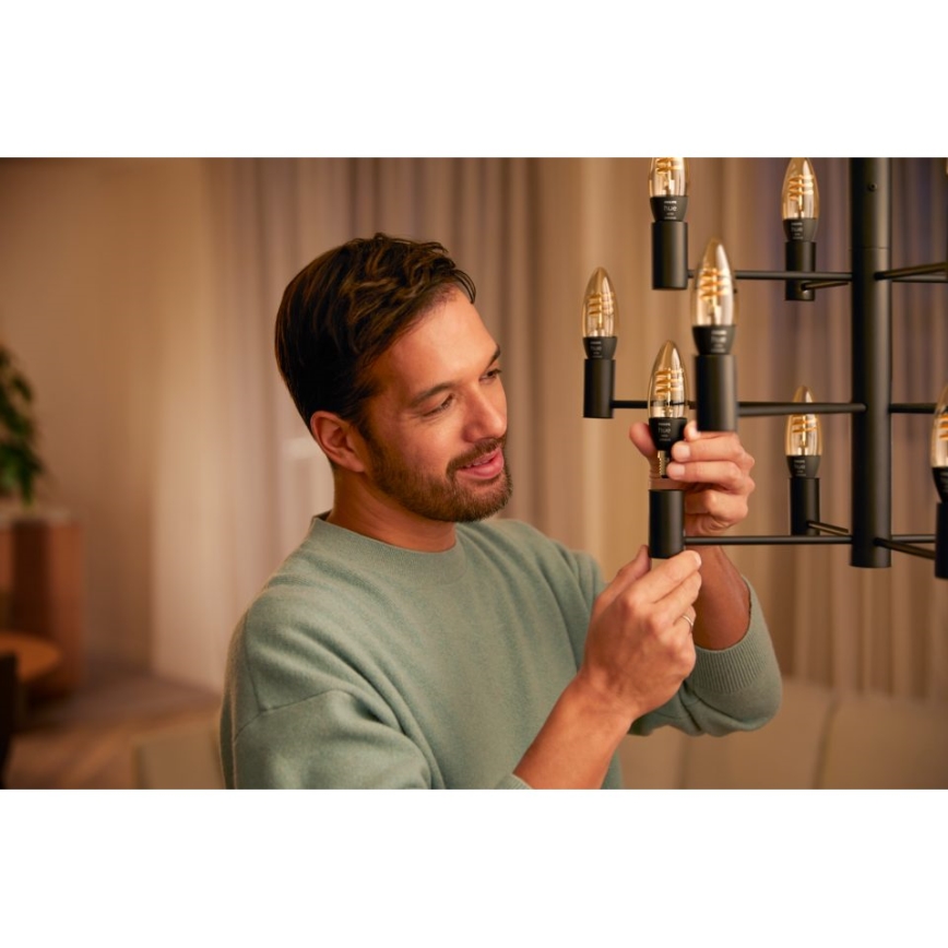 LED prigušiva sijalica Philips Hue WHITE AMBIANCE E14/4,6W/230V 2200-4500K