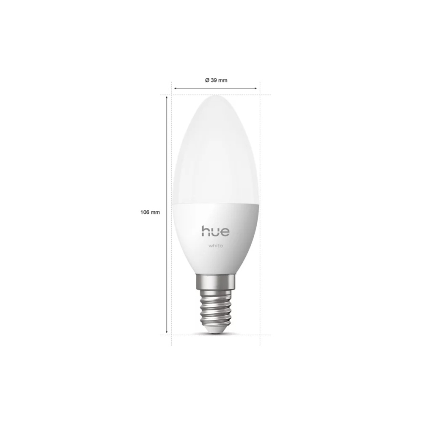 LED prigušiva sijalica Philips Hue White B39 E14/3,9W/230V 2700K