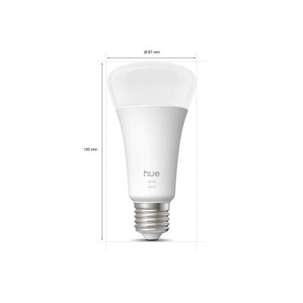 LED prigušiva sijalica Philips Hue WHITE E27/13,5W/230V 2700K