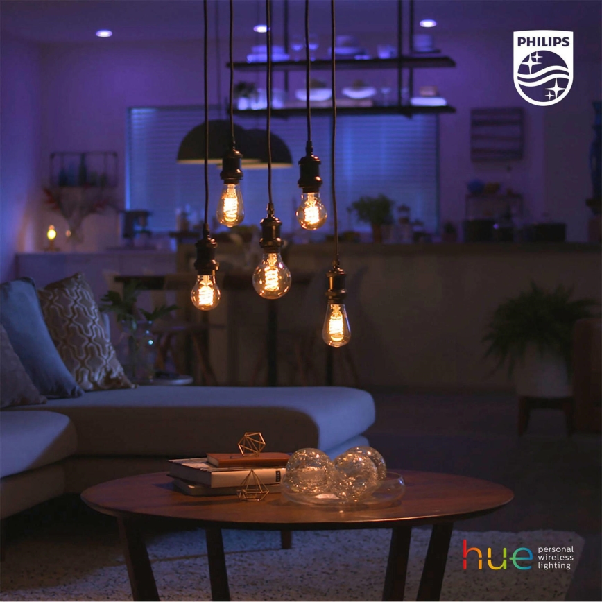LED prigušiva sijalica Philips Hue WHITE FILAMENT A60 E27/7W/230V 2100K
