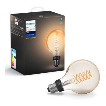 LED prigušiva sijalica Philips Hue WHITE FILAMENT G93 E27/7W/230V 2100K