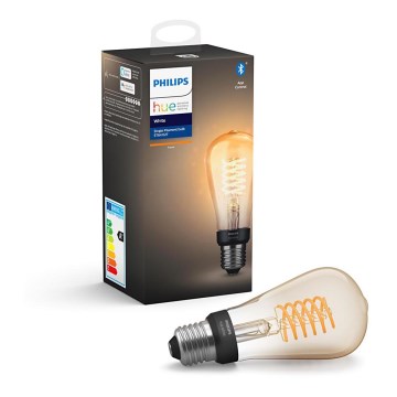 LED prigušiva sijalica Philips Hue WHITE FILAMENT ST64 E27/7W/230V 2100K