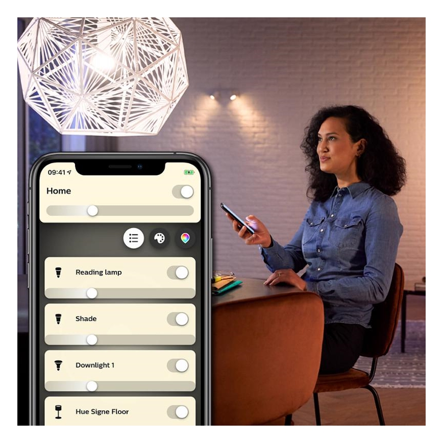 LED prigušiva sijalica Philips Hue WHITE FILAMENT ST64 E27/7W/230V 2100K