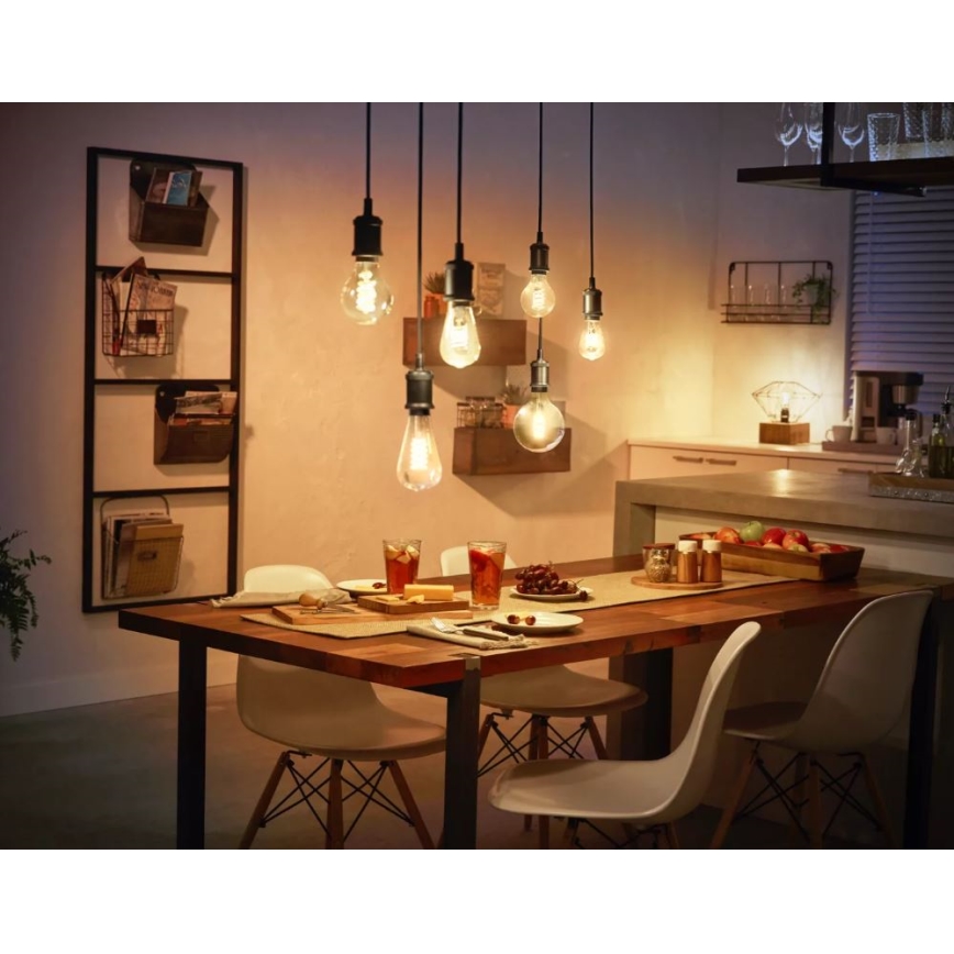 LED prigušiva sijalica Philips Hue WHITE FILAMENT ST64 E27/7W/230V 2100K