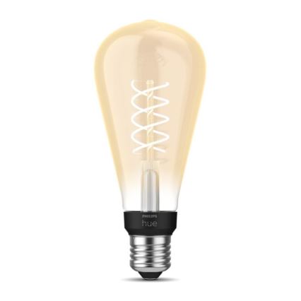 LED prigušiva sijalica Philips Hue WHITE FILAMENT ST72 E27/7W/230V 2100K