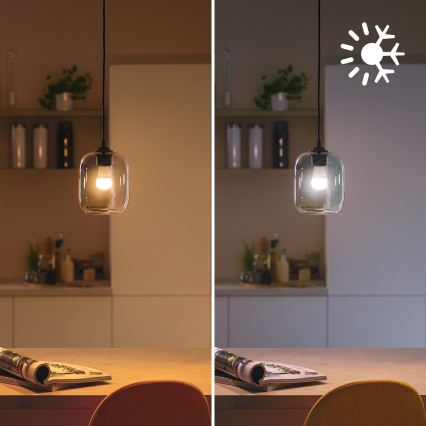 LED RGB prigušiva sijalica Philips SMART P45 E14/4,9W/230V 2200-6500K CRI 90