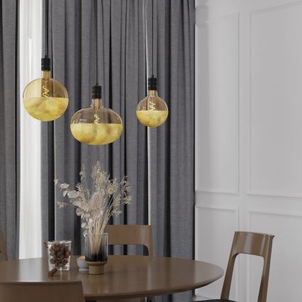 LED prigušiva sijalica sa kapicom FILAMENT G125 E27/4W/230V 1800K zlatna CRI 90