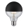 LED prigušiva sijalica sa ogledalnim vrhom GLOBE G95 E27/6,5W/230V 2700K crna - Paulmann 28676