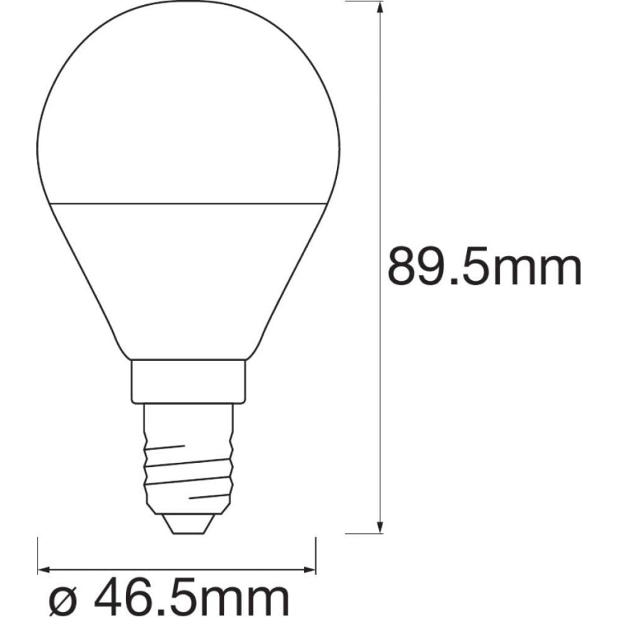 LED prigušiva sijalica SMART+ E14/5W/230V 2700K-6500K Wi-Fi - Ledvance