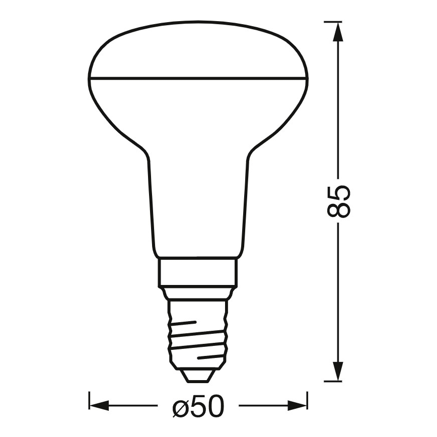 LED prigušiva reflektorska sijalica SMART+ R50 E14/3,3W/230V 2700-6500K Wi-Fi - Ledvance