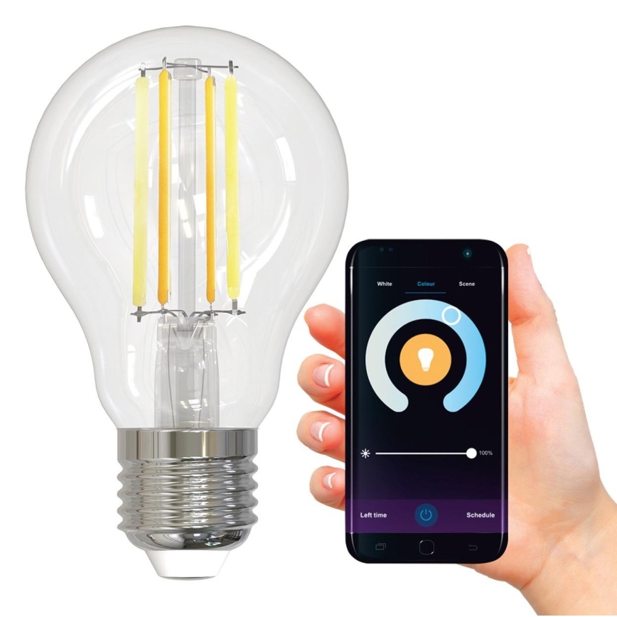 LED prigušiva sijalica VINTAGE A60 E27/7W/230V 2700-6500K Wi-Fi Tuya