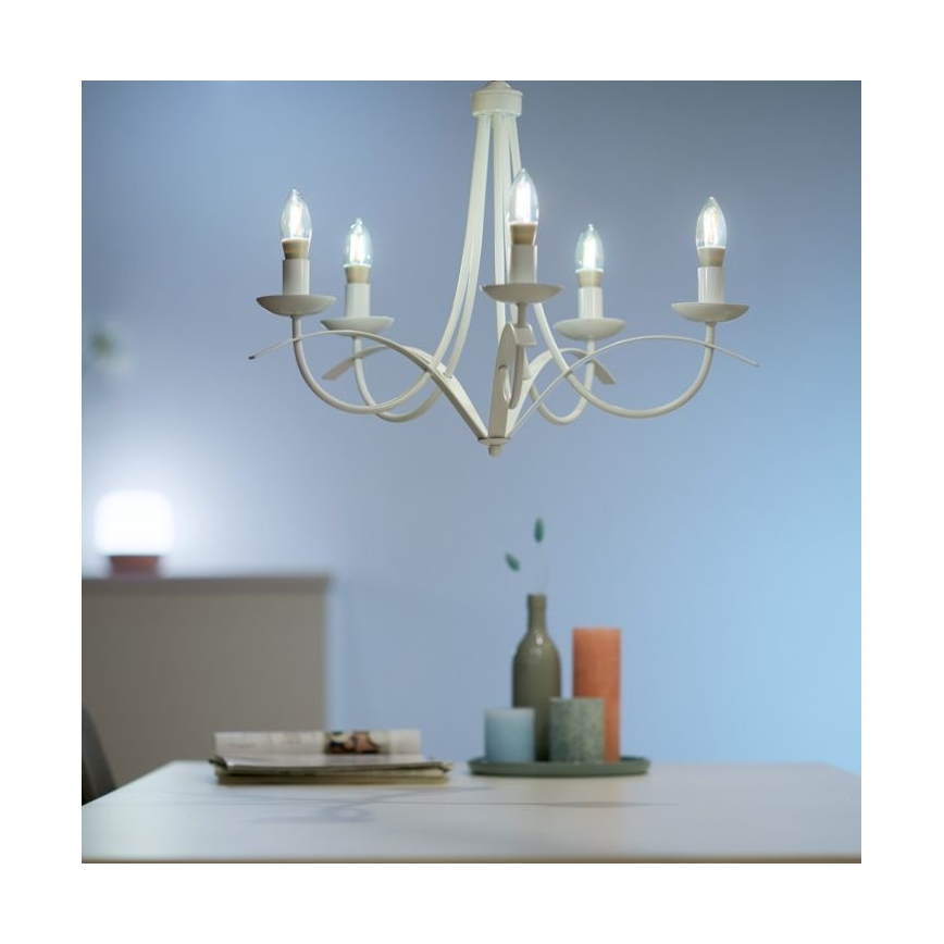 LED prigušiva sijalica VINTAGE FILAMENT C35 E14/4,9W/230V 2000-5000K CRI 90 Wi-Fi - WiZ