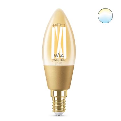 LED prigušiva sijalica VINTAGE FILAMENT C35 E14/4,9W/230V 2000-5000K CRI 90 Wi-Fi - WiZ